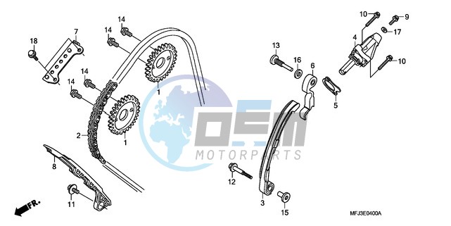 CAM CHAIN/TENSIONER