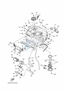 MT-10 MTN1000D (BGG6) drawing FUEL TANK