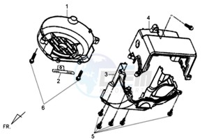 X'PRO 50 (25 KM/H) (AE05W5-NL) (L4-M1) drawing SHROUD ASSY