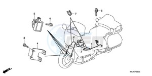 GL1800A Korea - (KO) drawing AIRBAG HARNESS