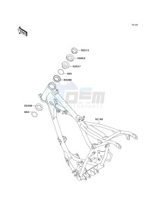 KX 60 B [KX60] (B10-B14) [KX60] drawing FRAME