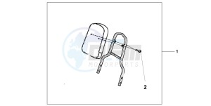 NV750C2 drawing BACKREST