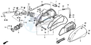 SH125 drawing AIR CLEANER