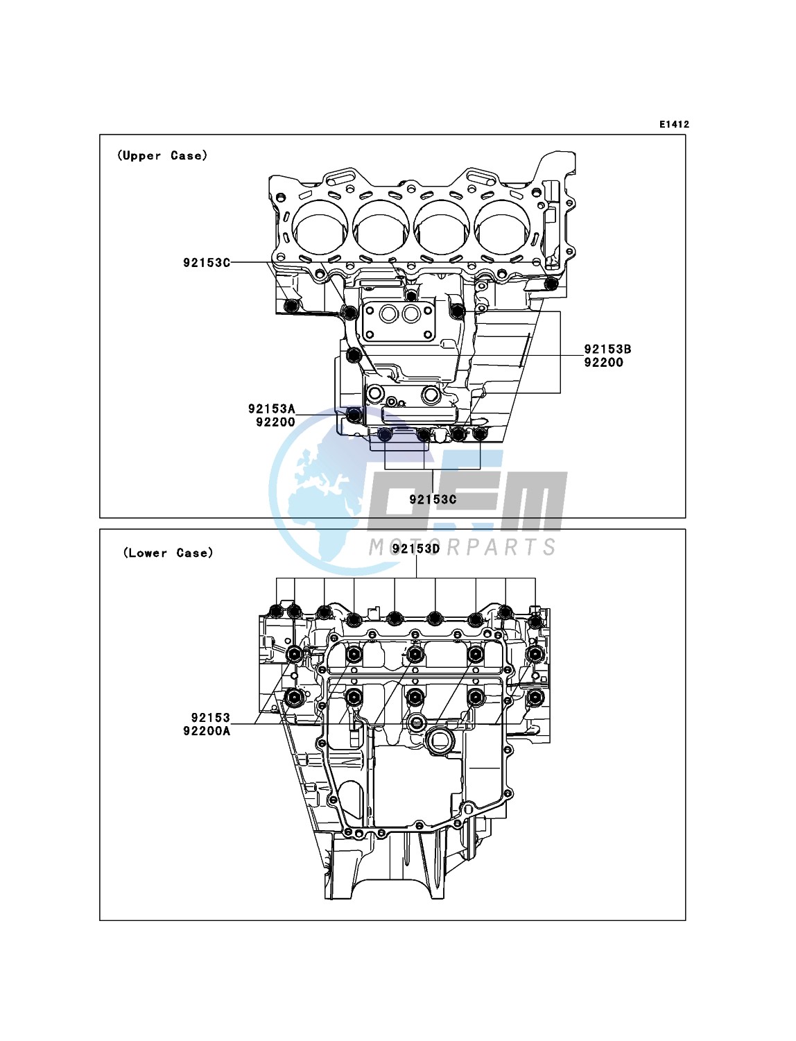 Crankcase Bolt Pattern