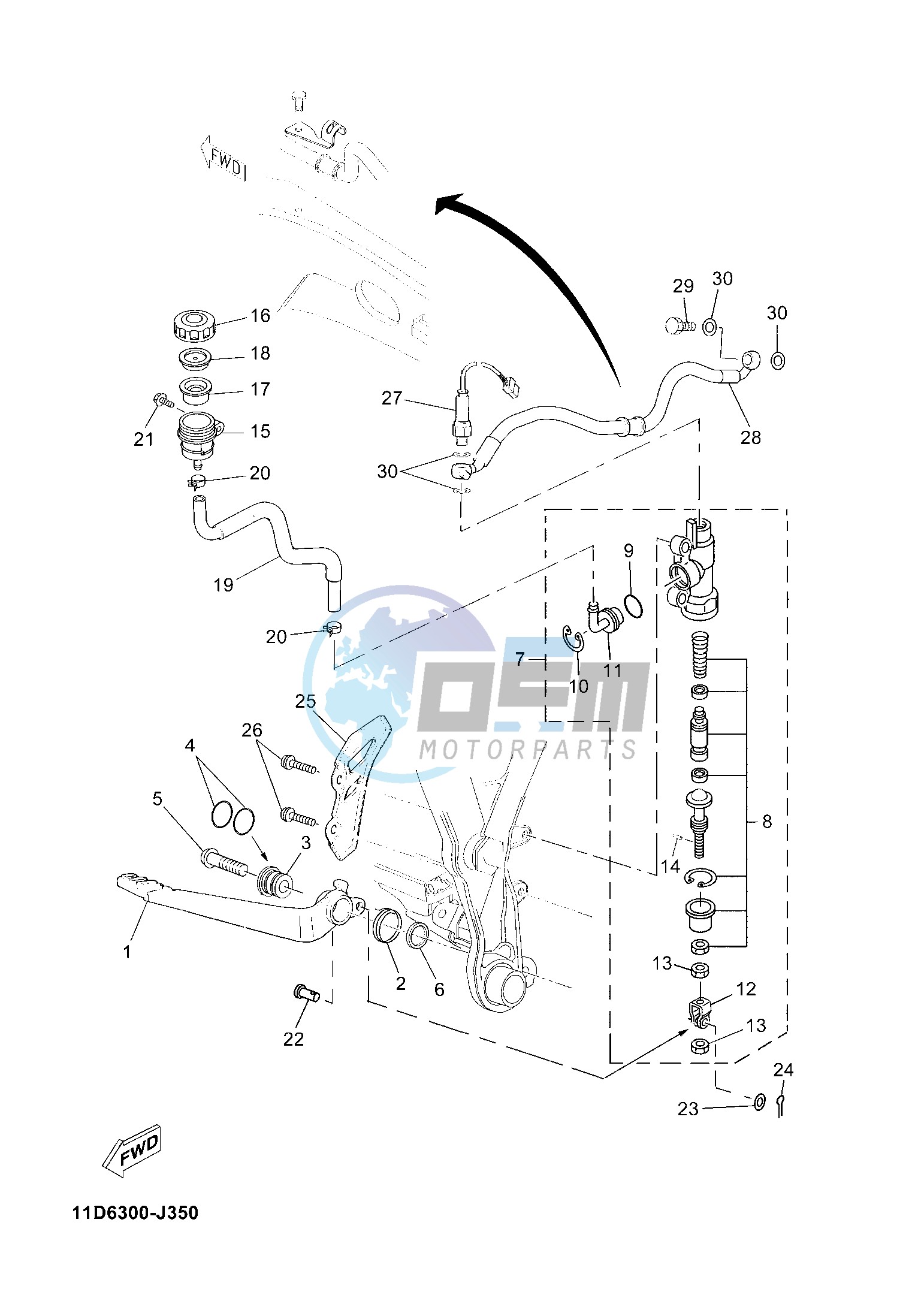 REAR MASTER CYLINDER