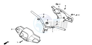 SA50 drawing HANDLE PIPE/HANDLE COVER