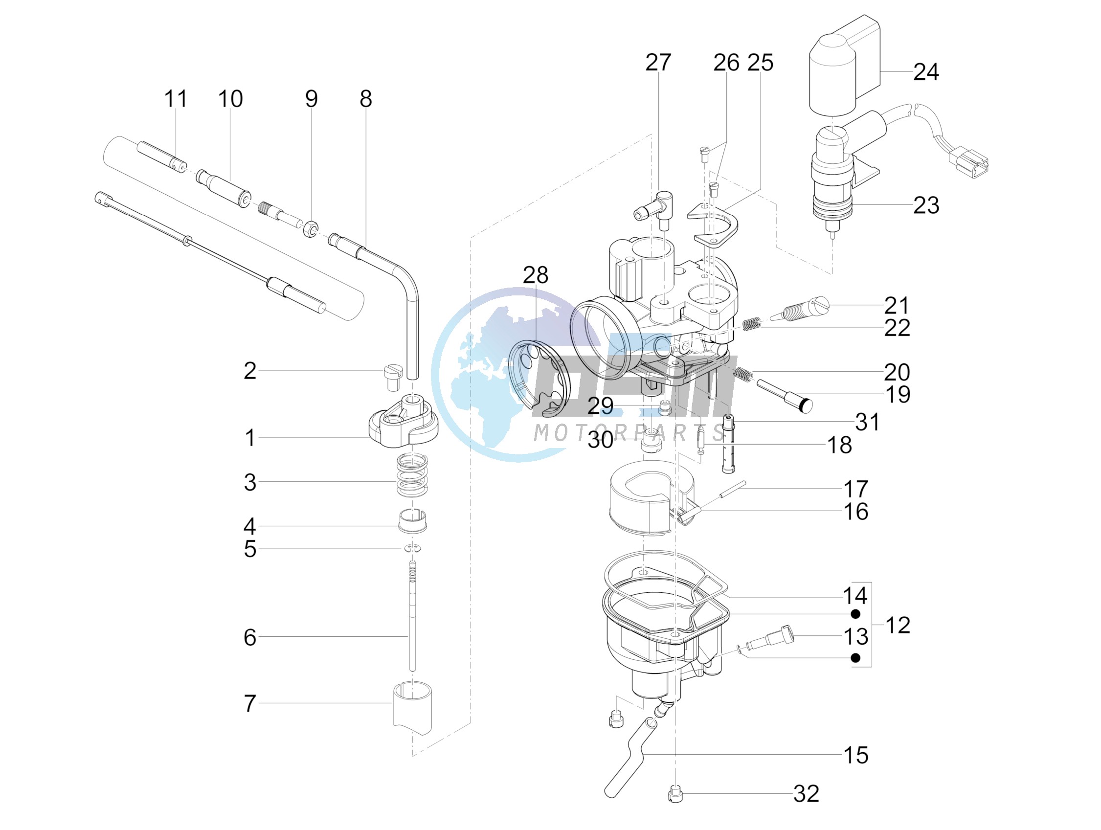 Carburetor's components