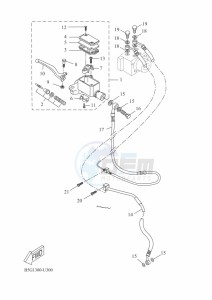 YZF125-A YZF-R125 (B5G1) drawing FRONT MASTER CYLINDER