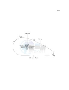 VN 1500 B [VULCAN 88 SE] (B1-B3) N6F drawing DECALS-- EBONY- --- N6F_N7F_N8F- -