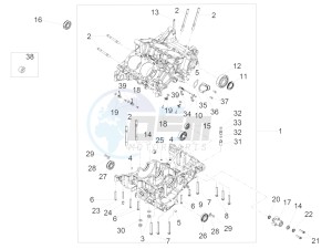 Tuono V4 1100 Factory USA-CND (NAFTA) (CND, USA) drawing Crank-case I