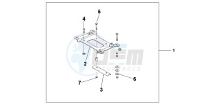 SH125R drawing CARRIER BRACKET