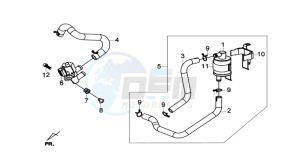 GTS 300i 2012 drawing AIRFILTER UNIT