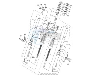 VITY 125 drawing FRONT FORK