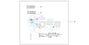 CB600FA9 Spain - (SP / ABS 25K) drawing HEATED GRIPS