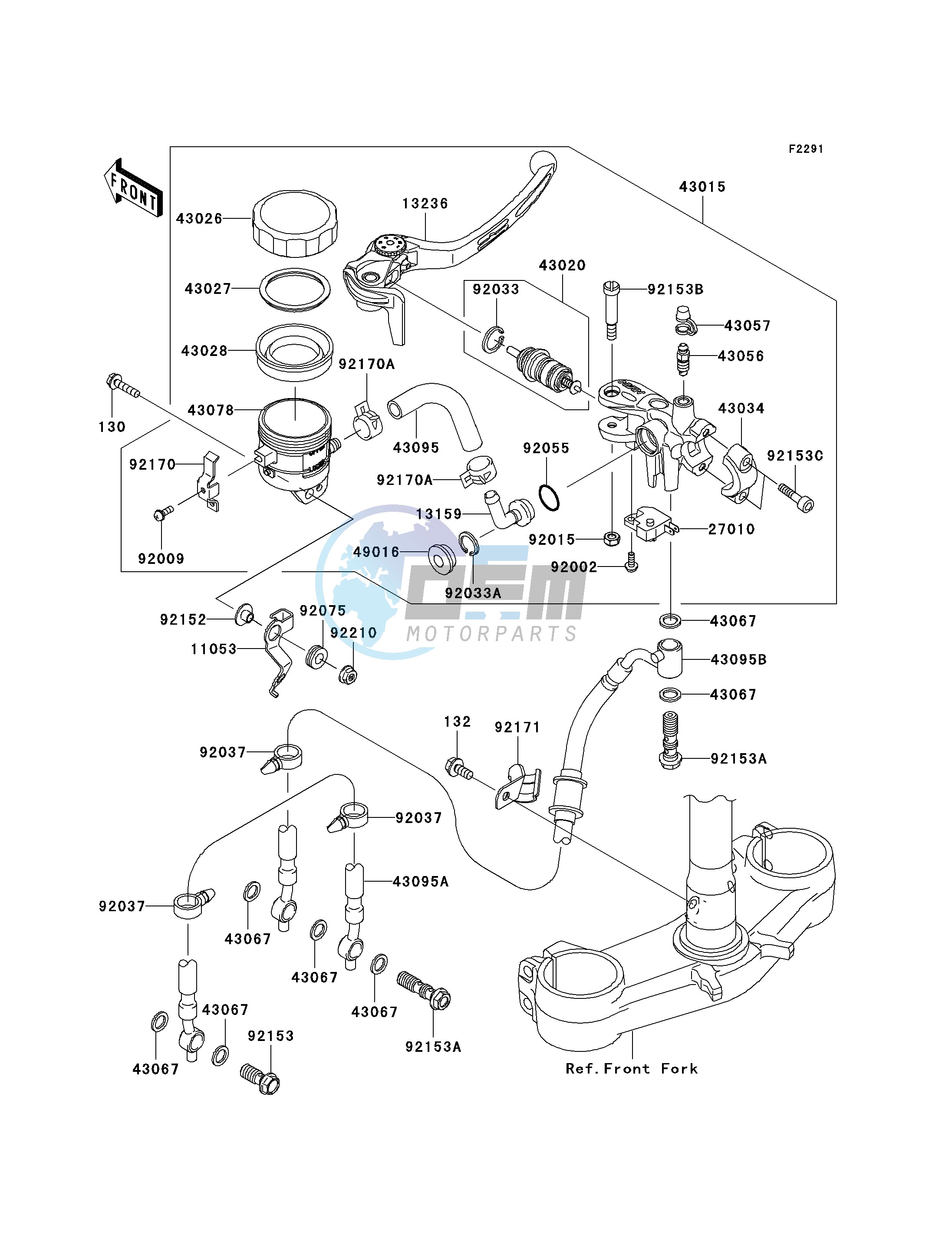 FRONT MASTER CYLINDER