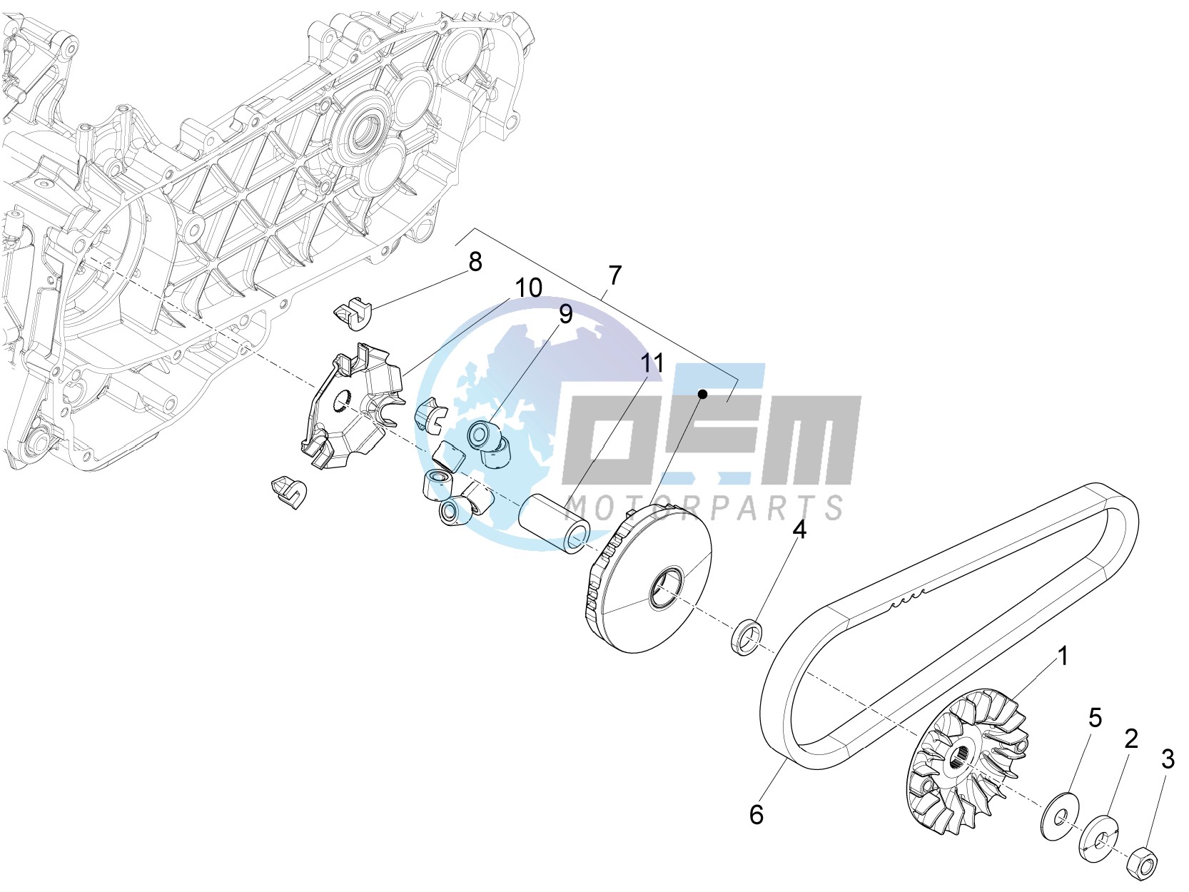 Driving pulley