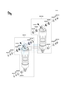 VN1600 CLASSIC VN1600A6F GB XX (EU ME A(FRICA) drawing Suspension/Shock Absorber