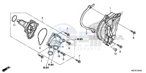 CBR1000S1H 2ED - (2ED) drawing WATER PUMP