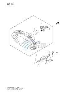 LT-A700X (P17) drawing REAR COMBINATION LAMP (P24)