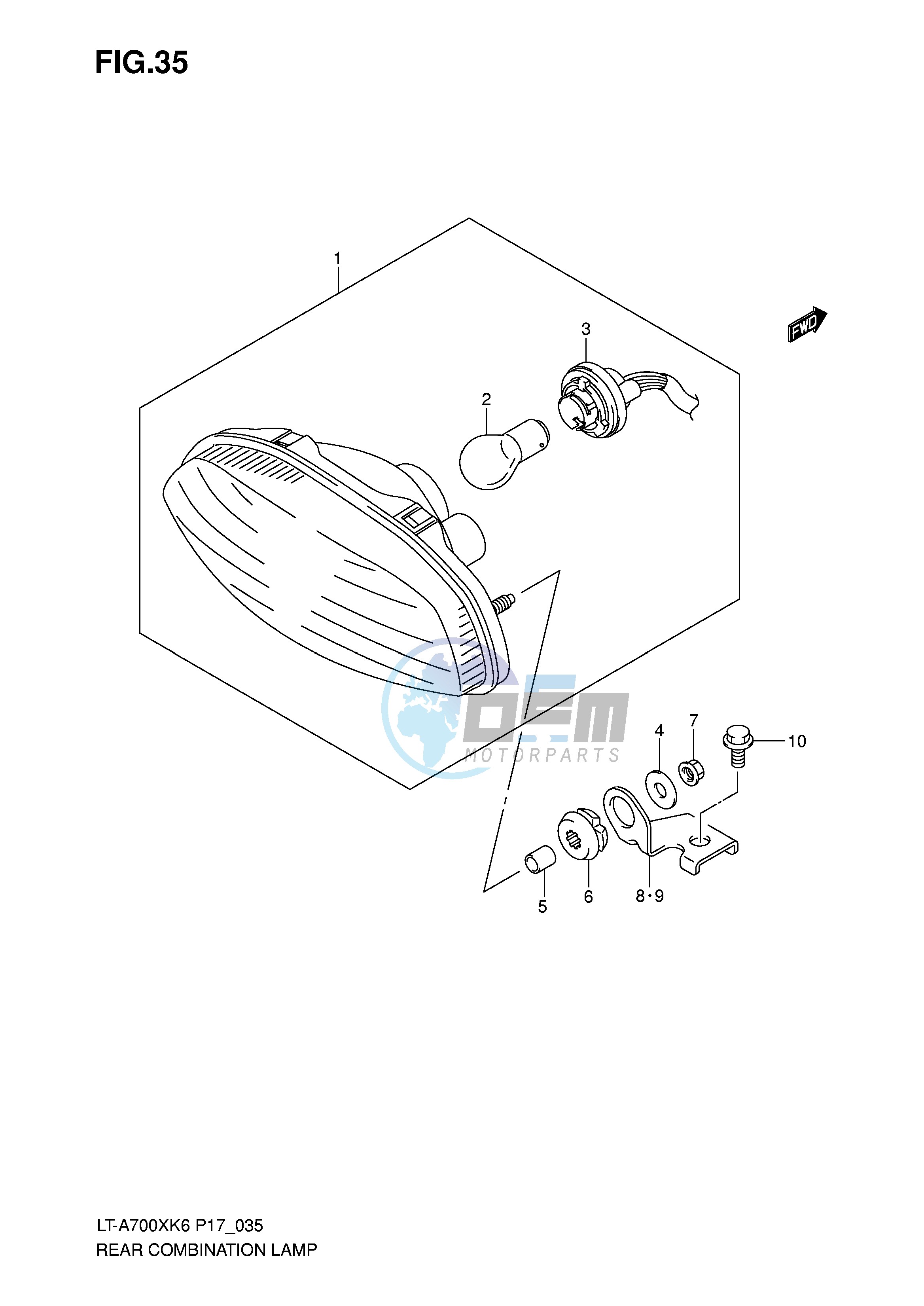 REAR COMBINATION LAMP (P24)