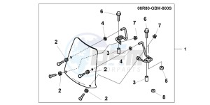 SFX50MM drawing WINDSHIELD(SFX50)