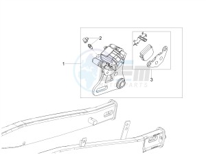 SX 50 LOW SEAT E4 (EMEA) drawing Rear brake caliper