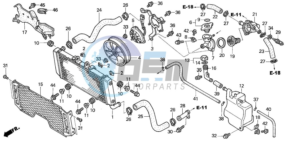 RADIATOR (CB1300/F/F1/S)