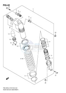 RM-Z250 (E03) drawing REAR SHOCK ABSORBER (RM-Z250L2 E03)