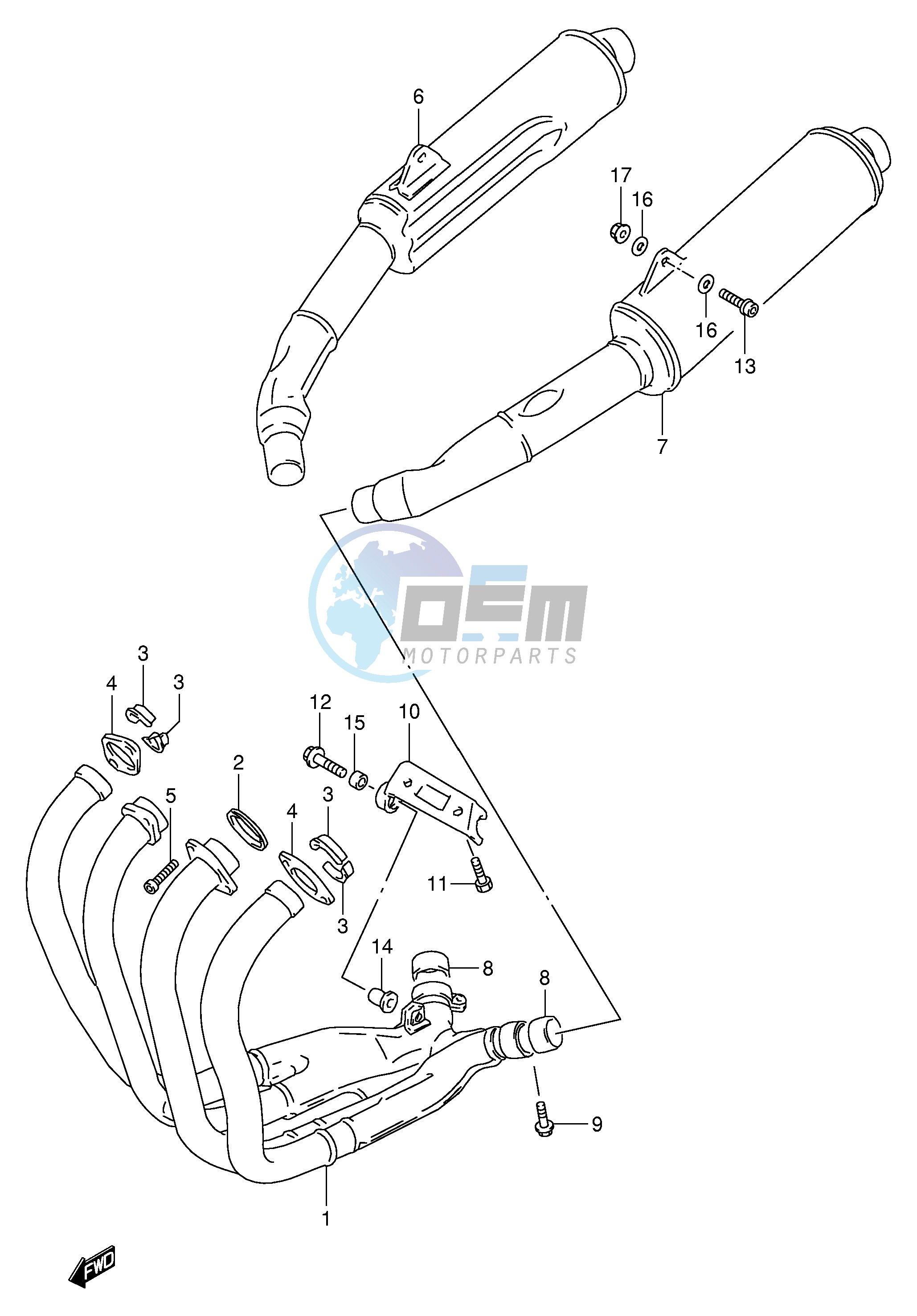 MUFFLER (MODEL P R)