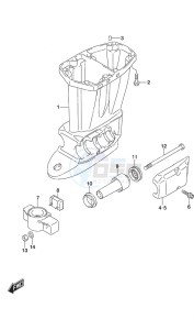 DF 60A drawing Drive Shaft Housing