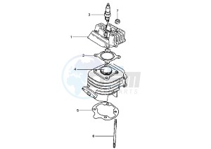 BW'S NEXT GENERATION 50 drawing CYLINDER HEAD