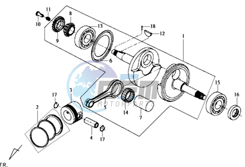 CRANKSHAFT / PISTON / PISTON RING