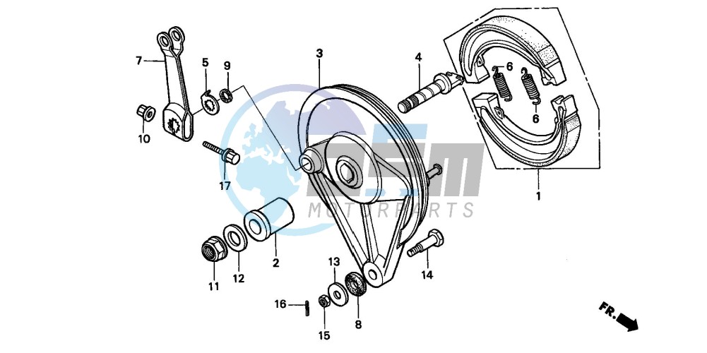 REAR BRAKE PANEL