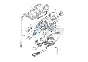 YZF R THUNDER ACE 1000 drawing METER