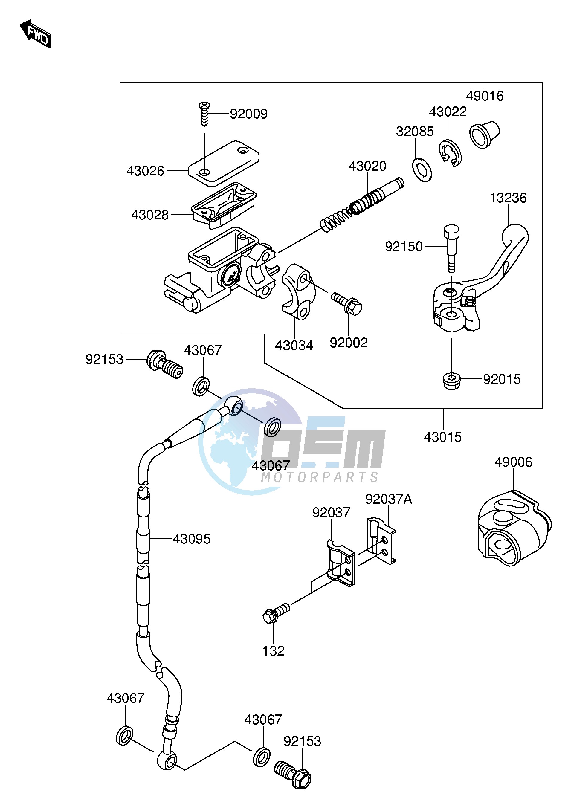 FRONT MASTER CYLINDER