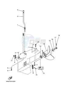 LZ150P drawing LOWER-CASING-x-DRIVE-4