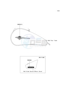 VN 900 B [VULCAN 900 CLASSIC] (6F-9F) B8F drawing DECALS