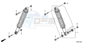 TRX500FAA Europe Direct - (ED) drawing FRONT CUSHION