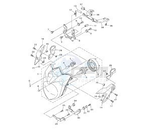 XJ6-N 600 drawing HEADLIGHT