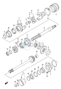 LT-A750X drawing SECONDARY DRIVE