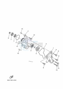 GPD125-A NMAX 125 (BV3D) drawing WATER PUMP