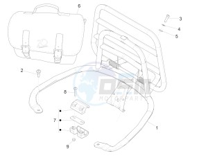 PRIMAVERA 125 4T 3V IGET IE ABS-NOABS E2-E4 (APAC) drawing Rear luggage rack