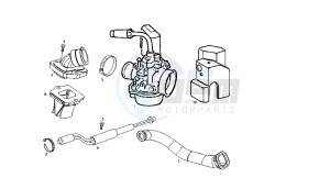 BOULEVARD - 50 CC 2T drawing CARBURETOR ASSY