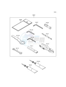 NINJA_ZX-6R_ABS ZX636FDF FR GB XX (EU ME A(FRICA) drawing Owner's Tools