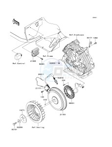 KAF400 A [MULE 610 4X4] (A1) A1 drawing GENERATOR_IGNITION COIL