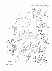 MT-03 MTN320-A (B9A7) drawing SEAT