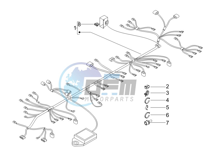 Main cable harness