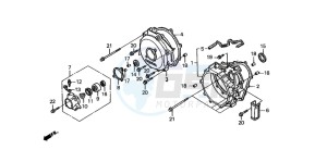 ST1100A drawing CLUTCH COVER