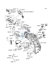 ZZR1400_ABS ZX1400FEF FR GB XX (EU ME A(FRICA) drawing Air Cleaner