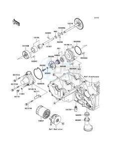 Z1000_ABS ZR1000C8F FR GB XX (EU ME A(FRICA) drawing Oil Pump